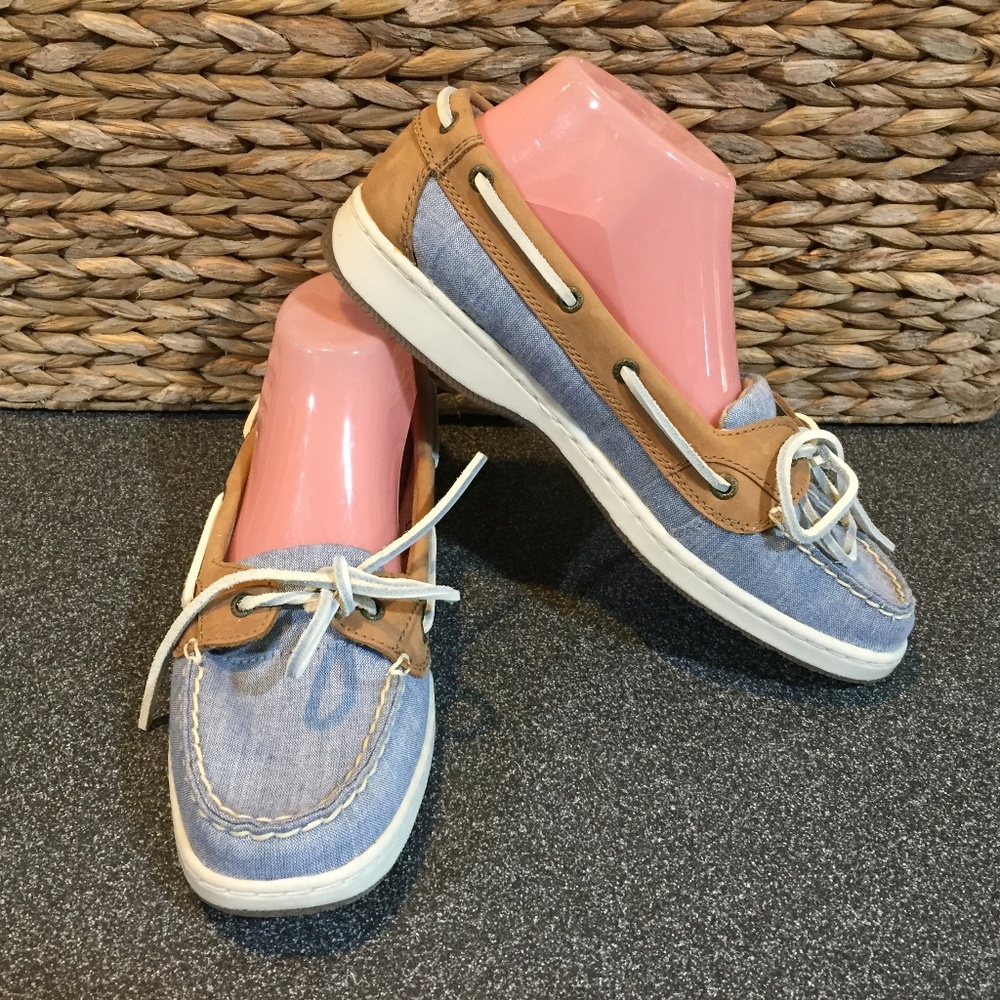 G.H. Bass & Co. Blue and Tan Loafers